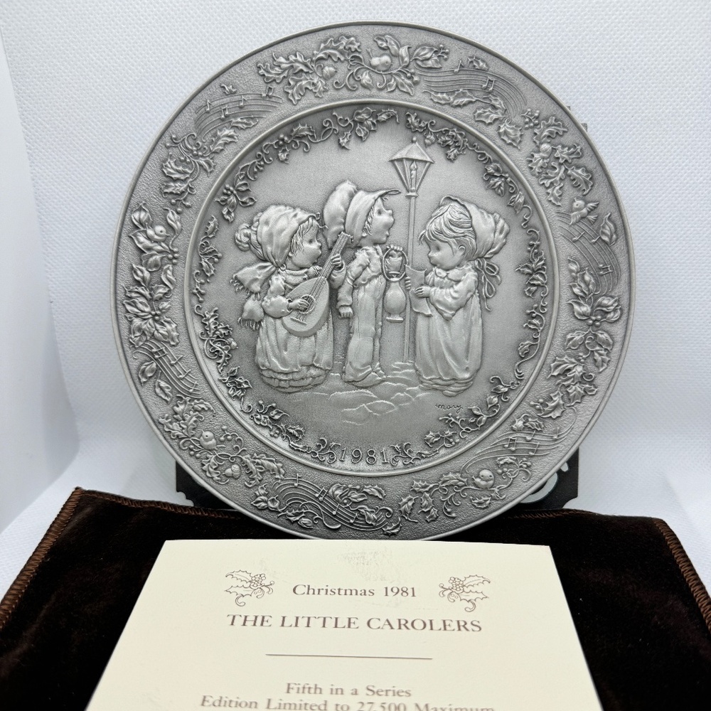 Pewter collectors 6" plate from Hallmark